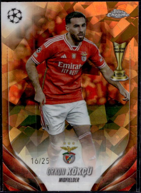 2023 Topps Chrome UEFA Club Competitions Sapphire Edition #188 Orange /25