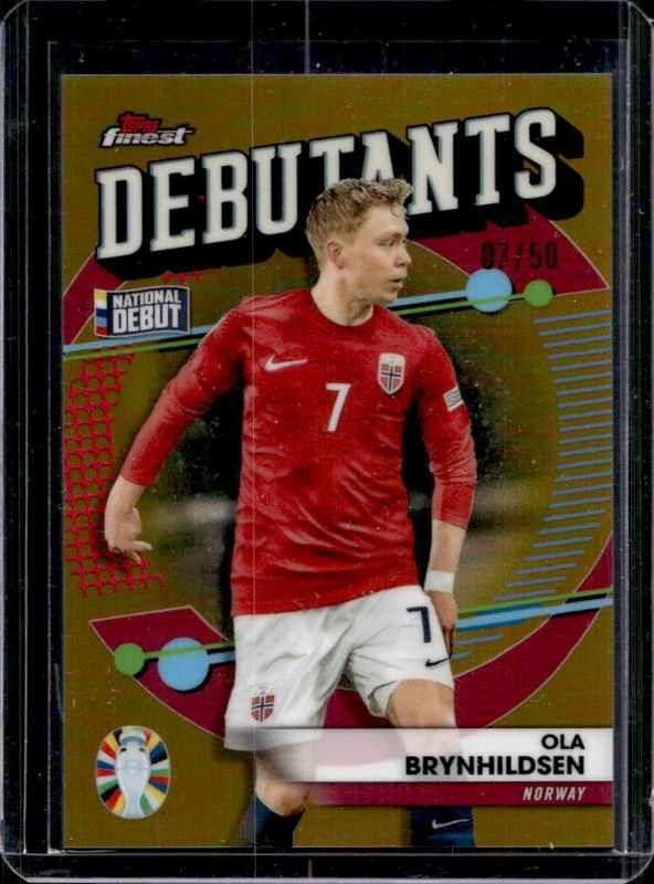 2023 Topps Finest Road to UEFA Euro #FD-OB Finest Debutants - Gold Refractor /50