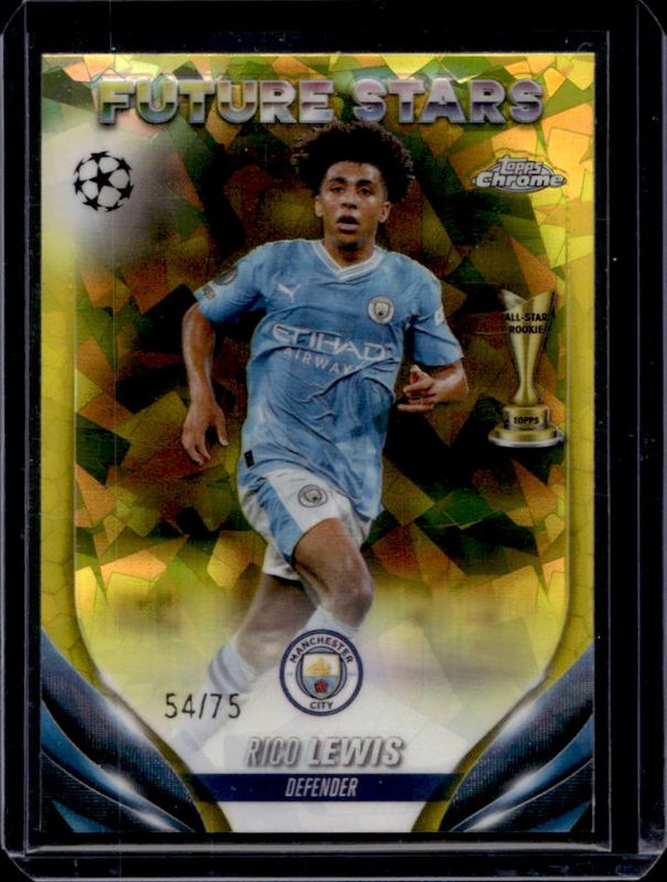 2023 Topps Chrome UEFA Club Competitions Sapphire Edition #105 Yellow /75