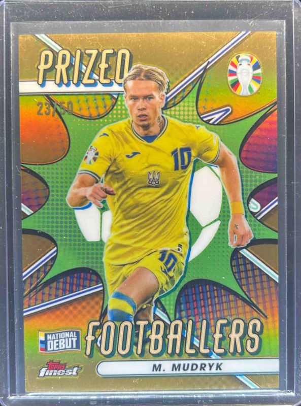 2023 Topps Finest Road to UEFA Euro #PF-MM Prized Footballers - Gold Refractor /50