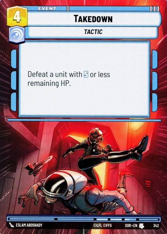 Takedown 2024 Spark of Rebellion #342 Hyperspace RAW