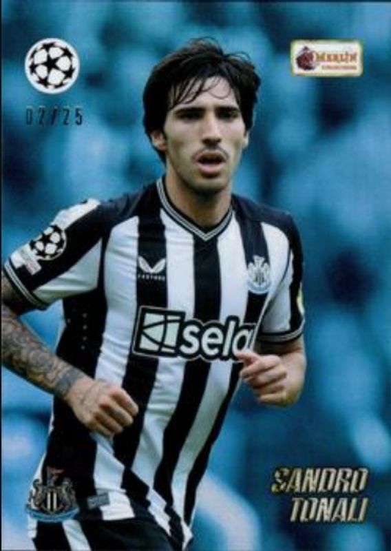 2023 Topps Merlin Heritage UEFA Club Competitions #047 Blue /25