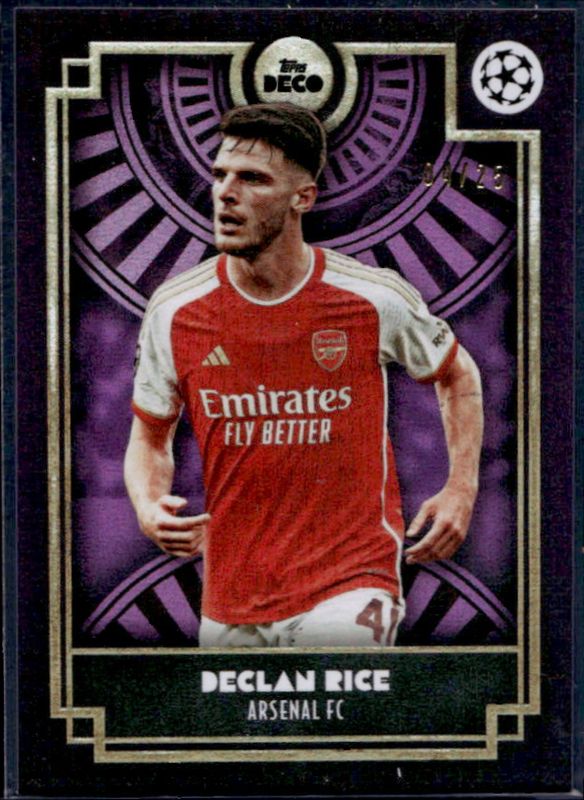 2023 Topps Deco UEFA Club Competitions Current Stars - Purple /25