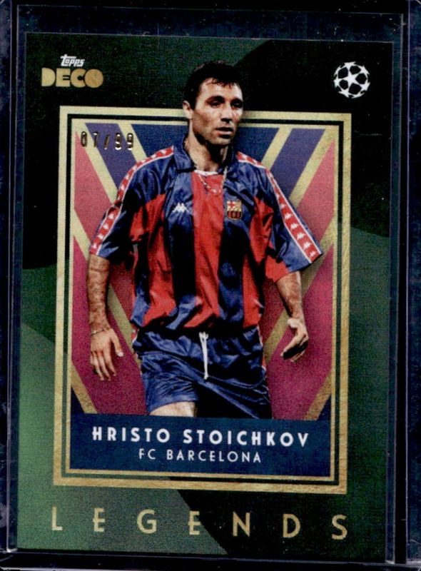 2023 Topps Deco UEFA Club Competitions Legends - Green /99