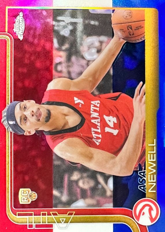 2025 Topps Chrome #273 Red White & Blue Refractor