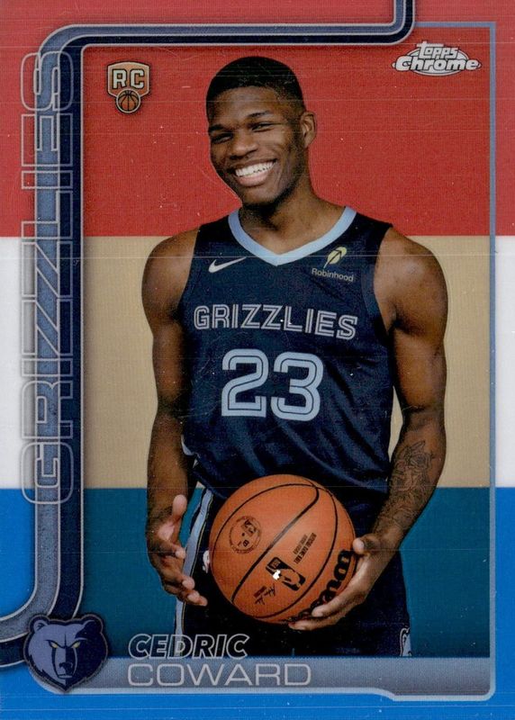 2025 Topps Chrome #261 Red White & Blue Refractor