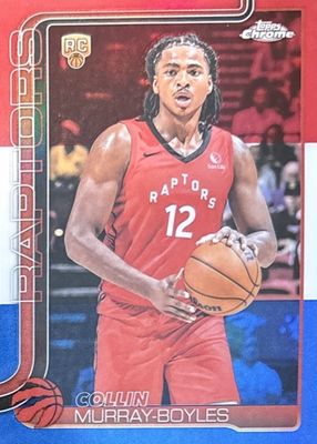 2025 Topps Chrome #259 Red White & Blue Refractor