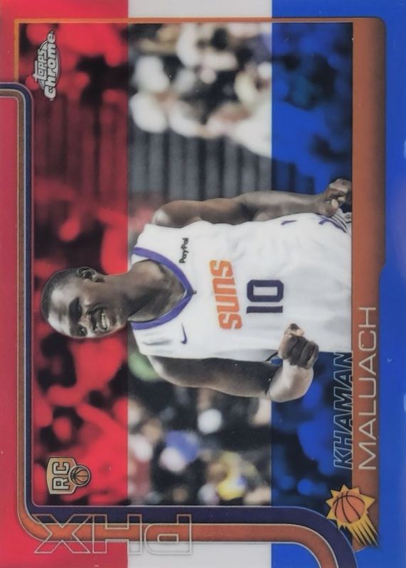 2025 Topps Chrome #260 Red White & Blue Refractor