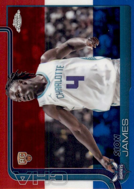 2025 Topps Chrome #283 Red White & Blue Refractor