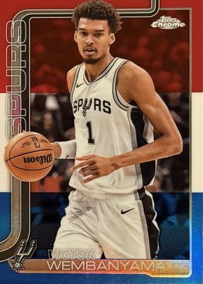 2025 Topps Chrome #221 Red White & Blue Refractor