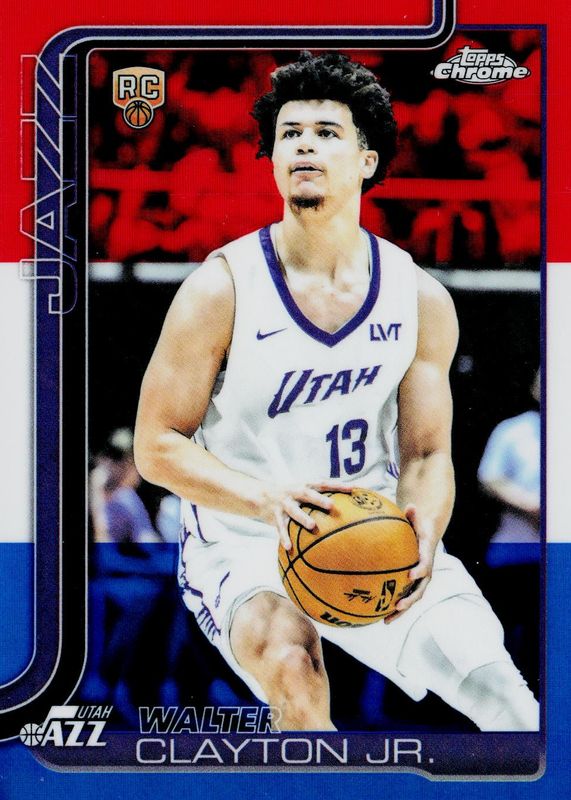 2025 Topps Chrome #268 Red White & Blue Refractor