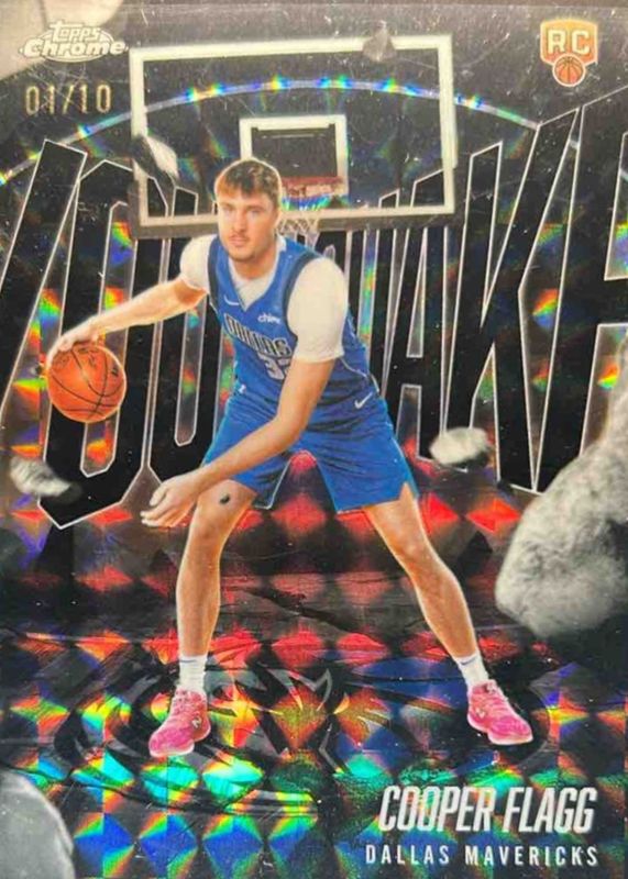 2025 Topps Chrome #YQ-1 Youthquake - Black Geometric Refractor /10