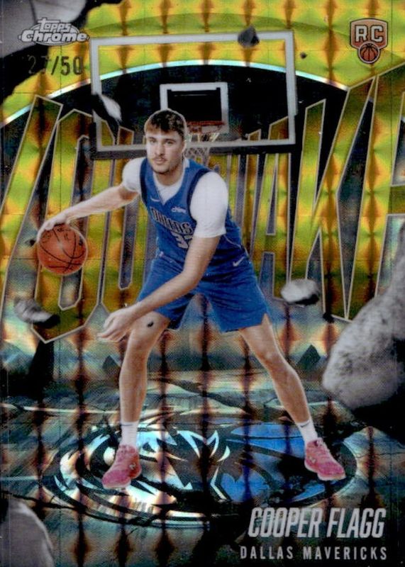 2025 Topps Chrome #YQ-1 Youthquake - Gold Geometric Refractor /50