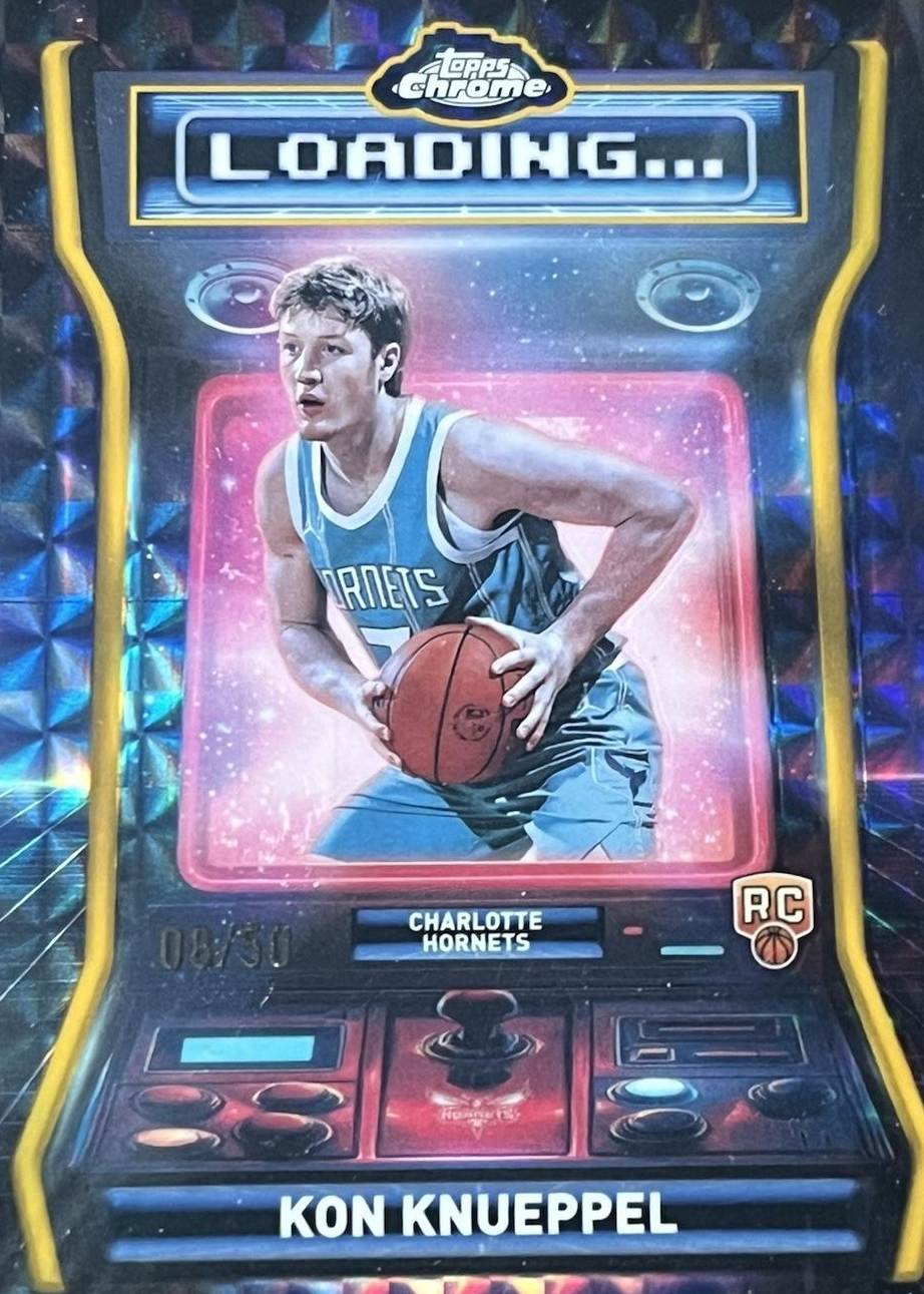 Kon Knueppel 2025 Topps Chrome #LD-13 Loading - Gold Geometric ...