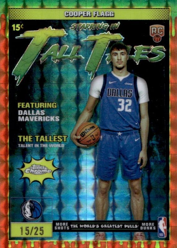 2025 Topps Chrome #TT-16 Tall Tales - Orange Geometric Refractor /25