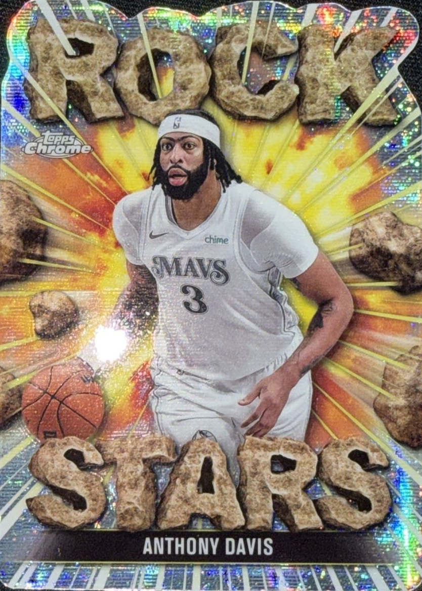 Anthony Davis 2025 Topps Chrome #RS-6 Rock Stars /(SSP) Price Guide ...