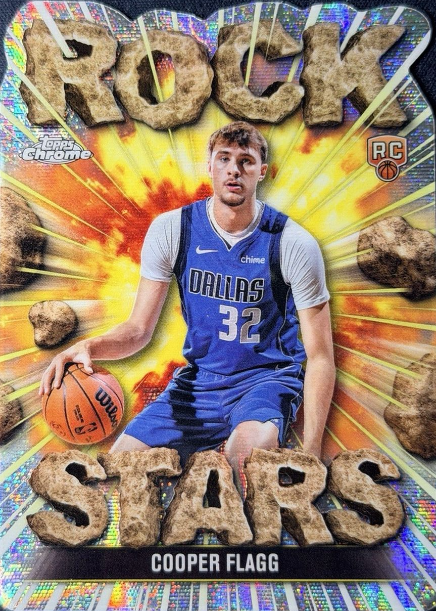 Cooper Flagg 2025 Topps Chrome #RS-16 Rock Stars /(SSP) Price Guide ...