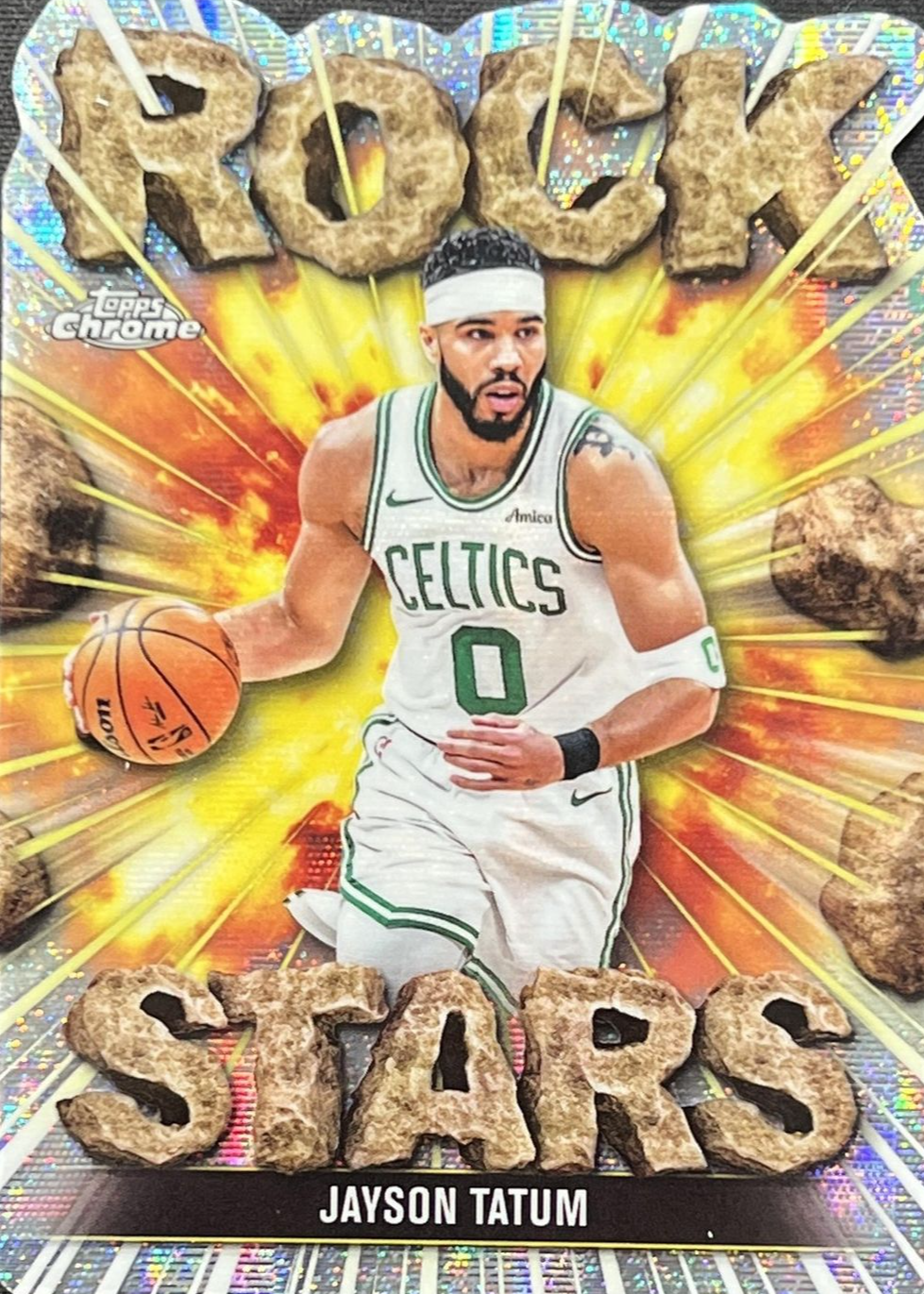Jayson Tatum 2025 Topps Chrome #RS-1 Rock Stars /(SSP) Price Guide