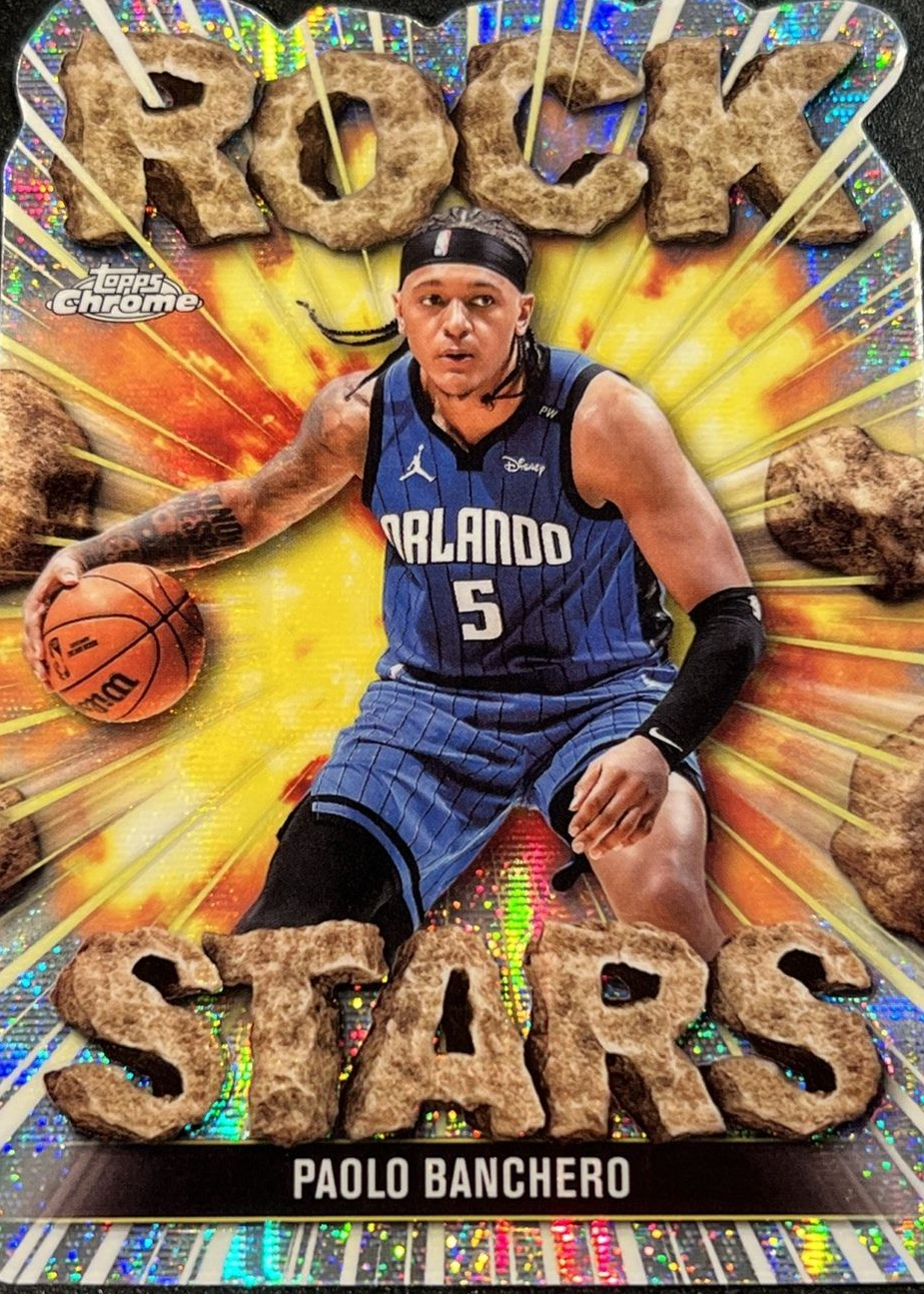 Paolo Banchero 2025 Topps Chrome #RS-9 Rock Stars /(SSP) Price Guide ...