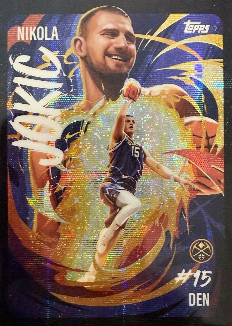 Nikola Jokic 2025 Topps Chrome #UV-10 Ultraviolet All-Stars /(SSP