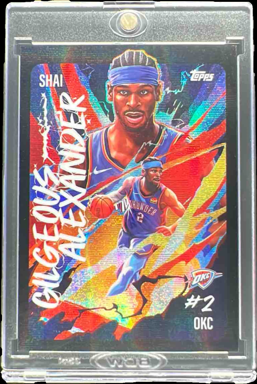 Shai Gilgeous-Alexander 2025 Topps Chrome #UV-9 Ultraviolet All