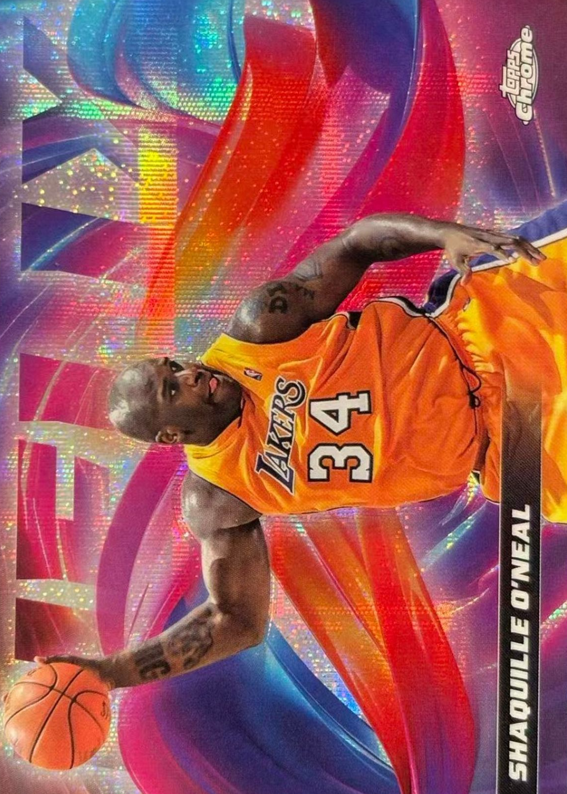 Shaquille O'Neal 2025 Topps Chrome #H-10 Helix /(SSP) Price Guide