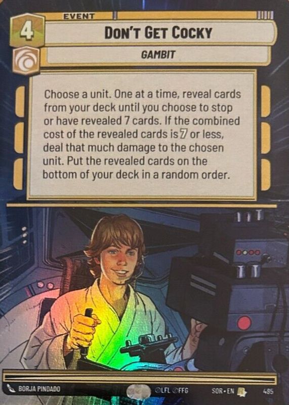 2024 Spark of Rebellion #485 Hyperspace Foil