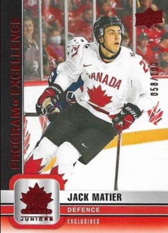 2023 Upper Deck Team Canada Juniors #107 Exclusives /100
