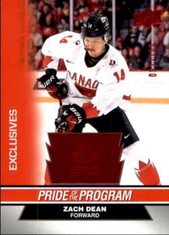 2023 Upper Deck Team Canada Juniors #71 Exclusives /100