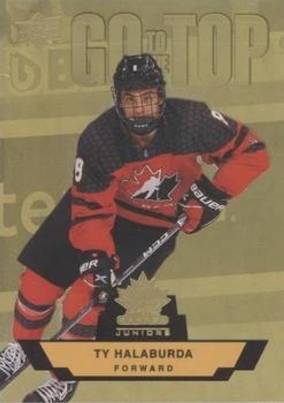 2023 Upper Deck Team Canada Juniors #GT-32 Go to the Top