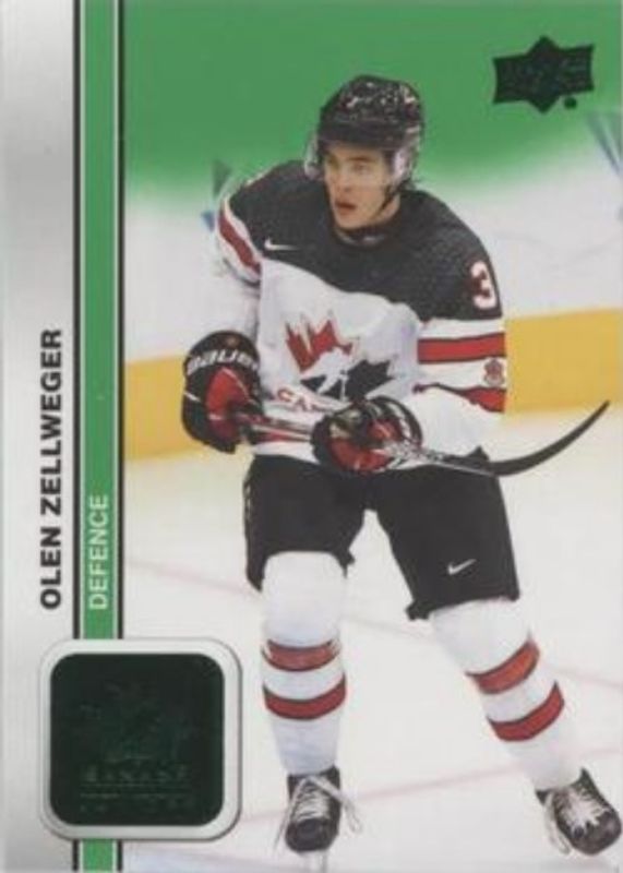 2023 Upper Deck Team Canada Juniors #3 Green