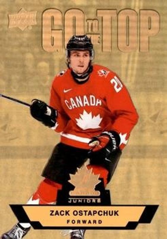 2023 Upper Deck Team Canada Juniors #GT-5 Go to the Top