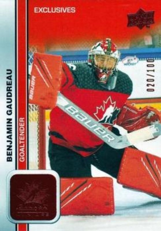 2023 Upper Deck Team Canada Juniors #13 Exclusives /100