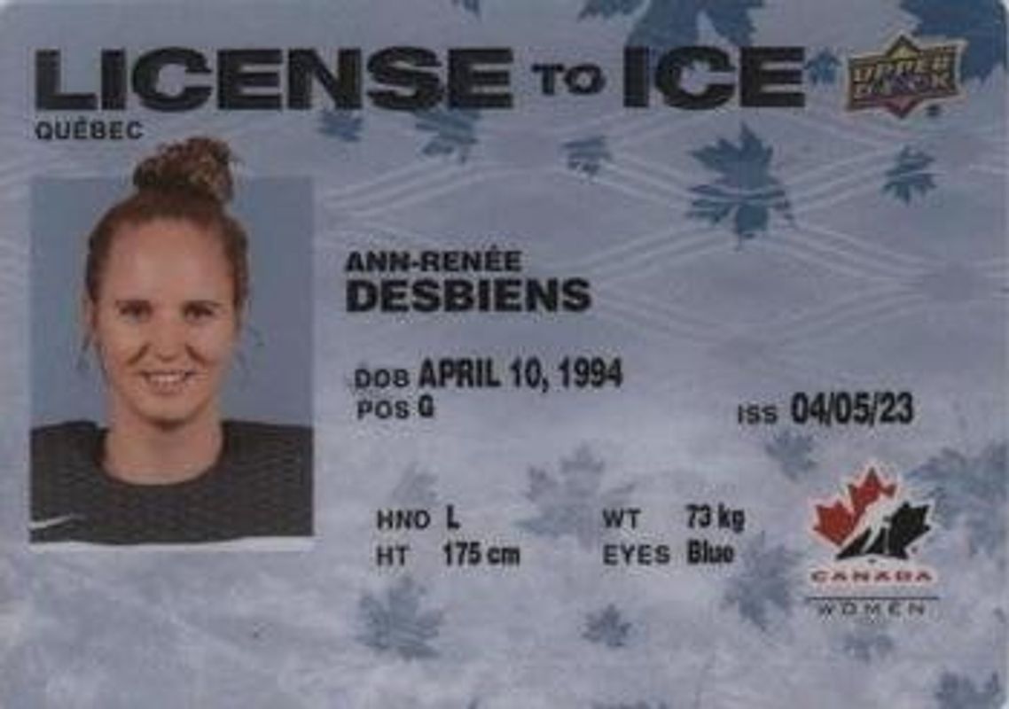 2023 Upper Deck Team Canada Juniors #LI-8 License to Ice