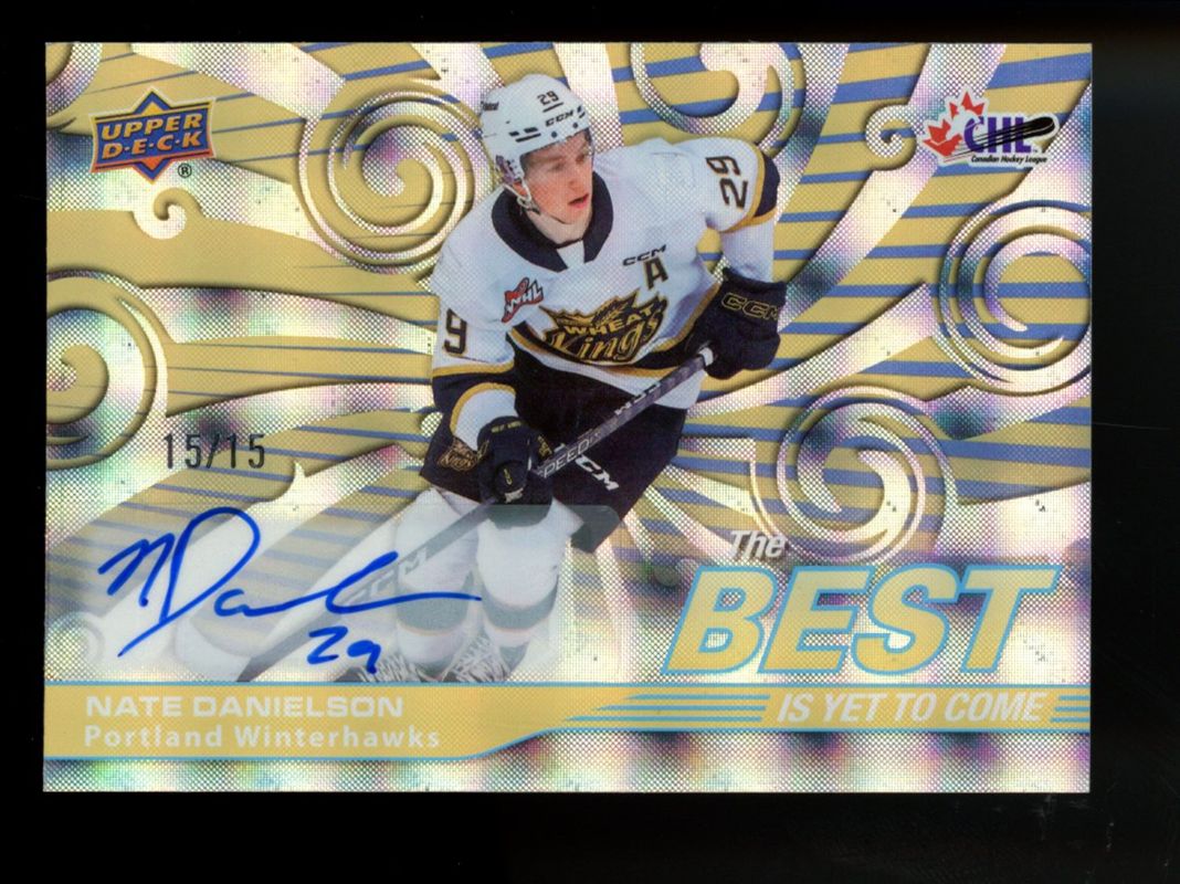 2023 Upper Deck CHL #BYC-27 Best is Yet to Come Autographs /15