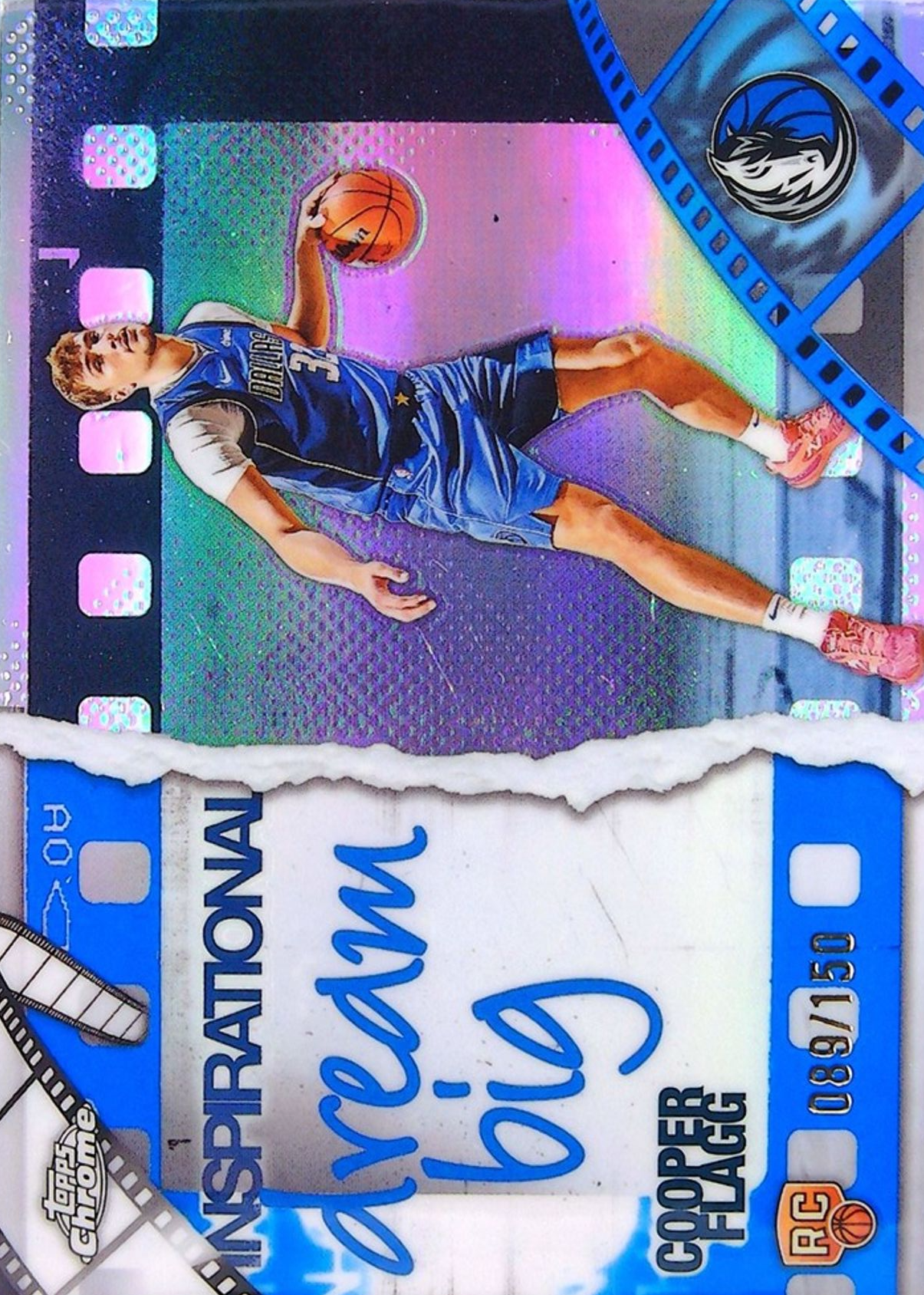 Cooper Flagg 2025 Topps Chrome #IP-18 Inspirational - Blue