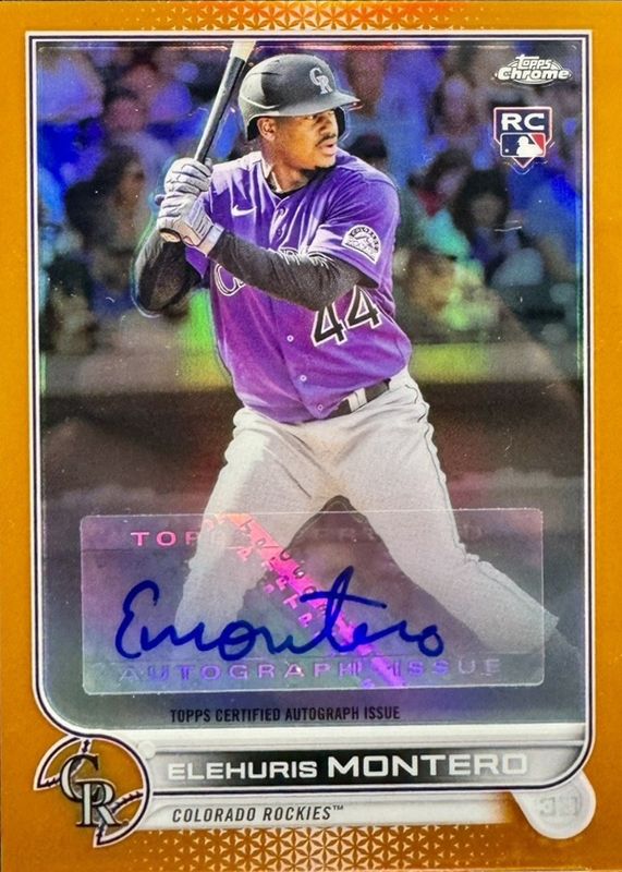 2022 Topps Chrome Update #AC-EM Autographs - Orange Refractor /25