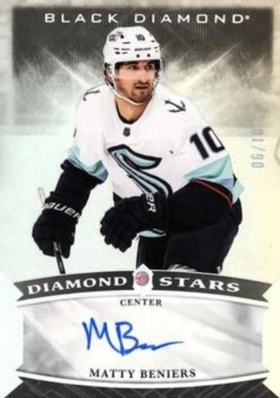 2023 Upper Deck Black Diamond #BDS-BE Diamond Stars Auto Diamond Relics - Purple /10
