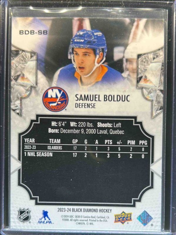 2023 Upper Deck Black Diamond #BDS-BE Diamond Stars /299