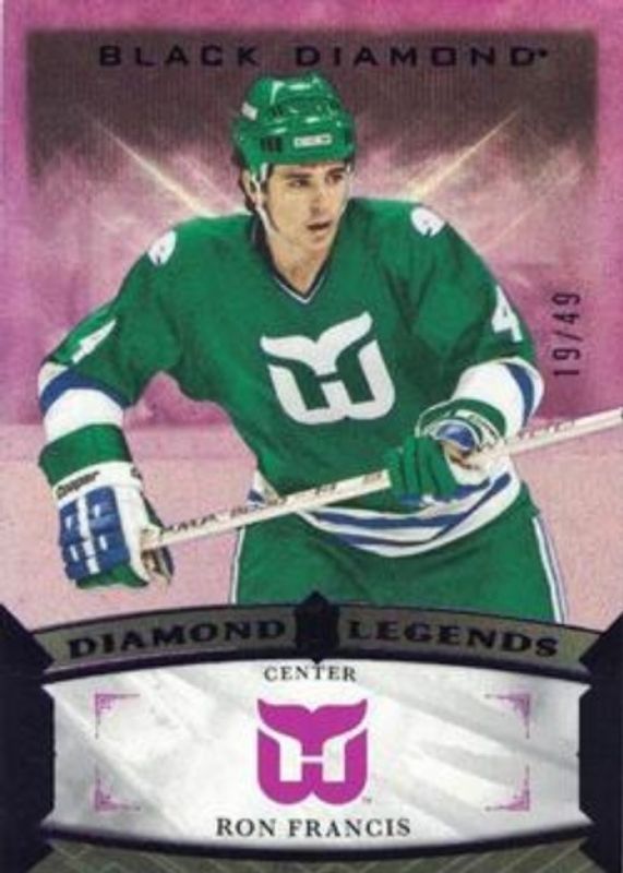 2023 Upper Deck Black Diamond #BDL-RF Diamond Legends - Purple /49