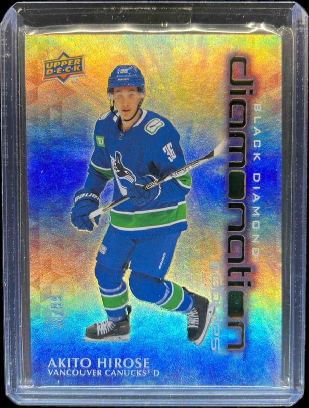 2023 Upper Deck Black Diamond #DR-AH Diamonation Rookies /99