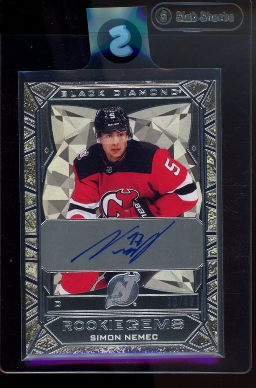 2023 Upper Deck Black Diamond #RG-SN Rookie Gems Signatures /99