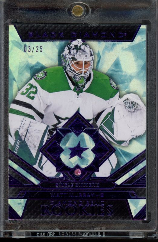 2023 Upper Deck Black Diamond #BDR-MM Diamond Relic Rookies - Purple /25