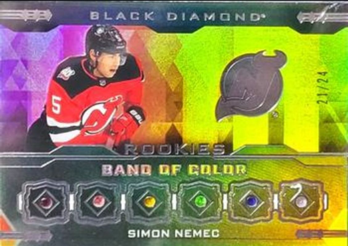 2023 Upper Deck Black Diamond #BCR-SN Band of Color Rookies /24