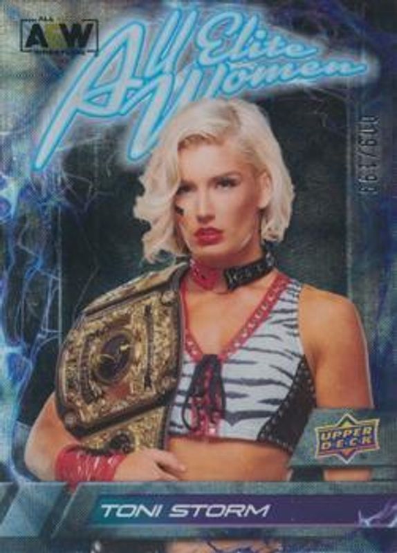 2023 Upper Deck AEW #AEW-18 All Elite Women Silver Foil /199