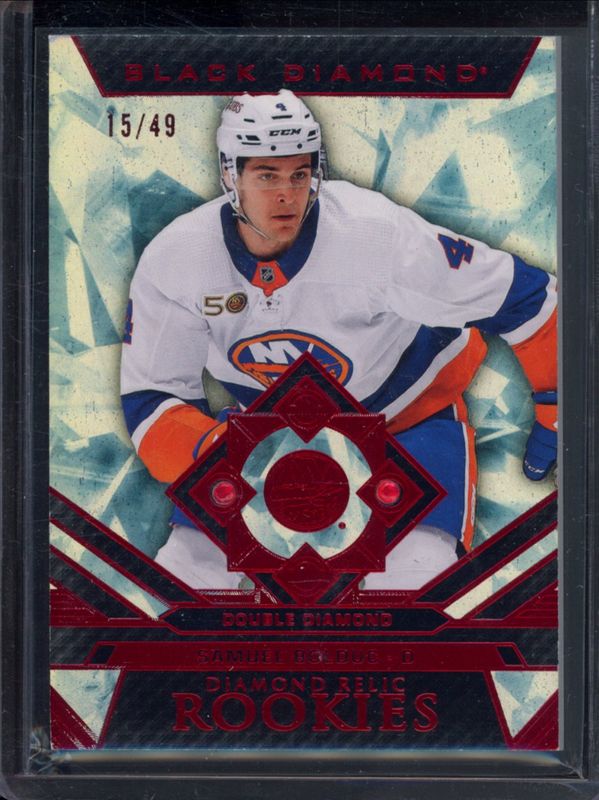 2023 Upper Deck Black Diamond #BDR-SB Diamond Relic Rookies - Ruby /49