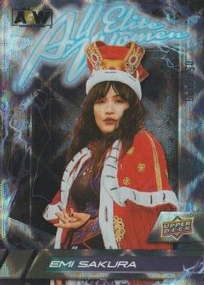 2023 Upper Deck AEW #AEW-12 All Elite Women Silver Foil /199