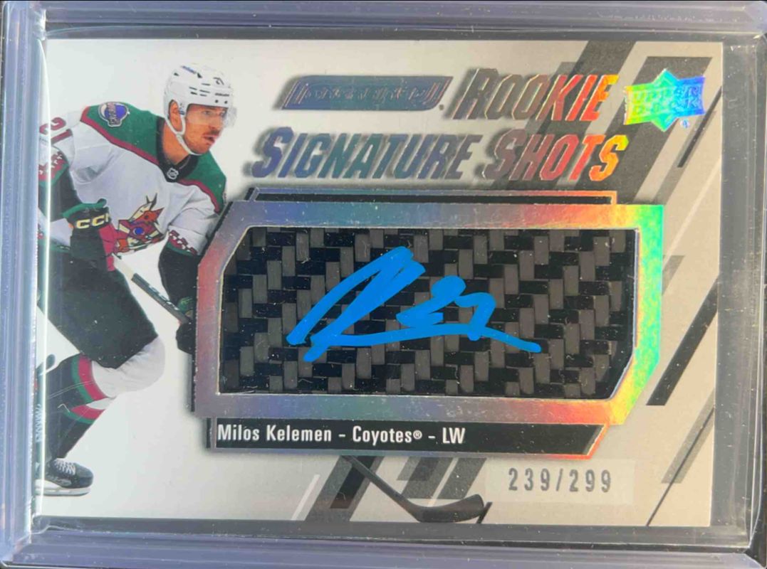 2023 Upper Deck Engrained #RSS-MI Signatures Shots Rookie /299