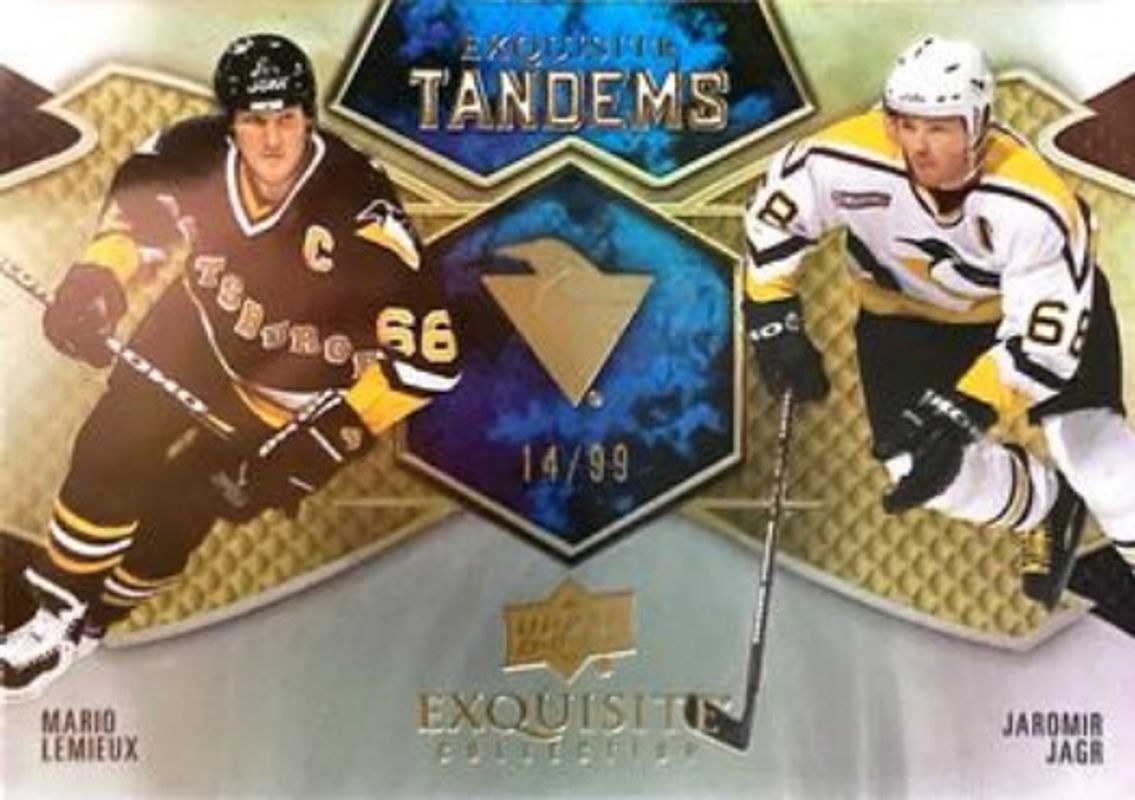 2023 Upper Deck Black Diamond #ET-LJ Exquisite Collection Tandems - Gold /99