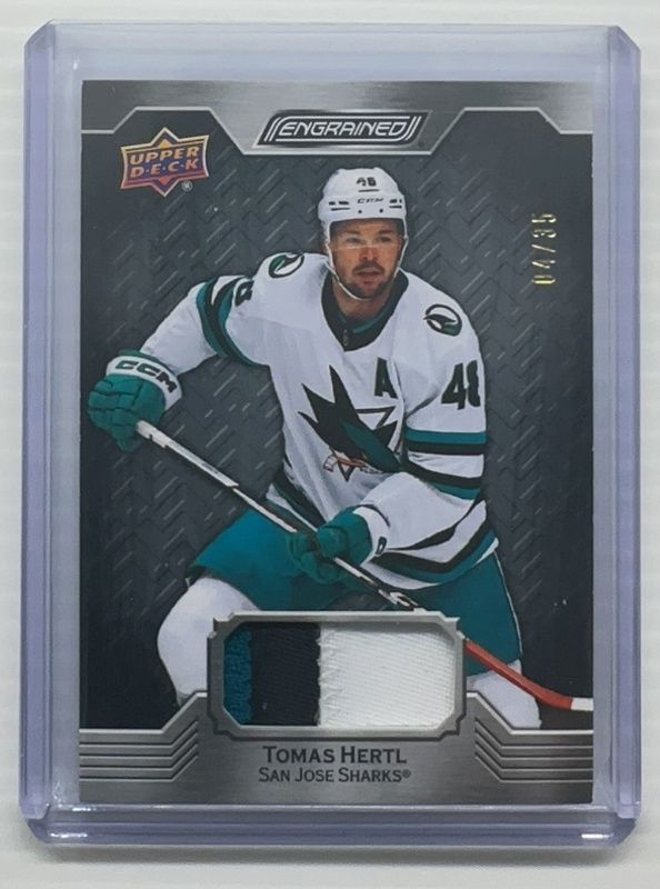 2023 Upper Deck Engrained #40 Memorabilia Ebony /15